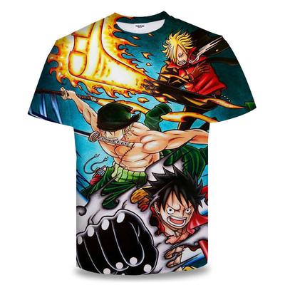Pánská trička Kreslené Anime Tričko 3D Tištěné Tričko Solon Módní Ležérní Tištěné Topy Krátký Rukáv Letní Oblečení