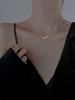 Women's Gold-Plated Geometric Clavicle Necklace - 2022 High-End, Simple Design