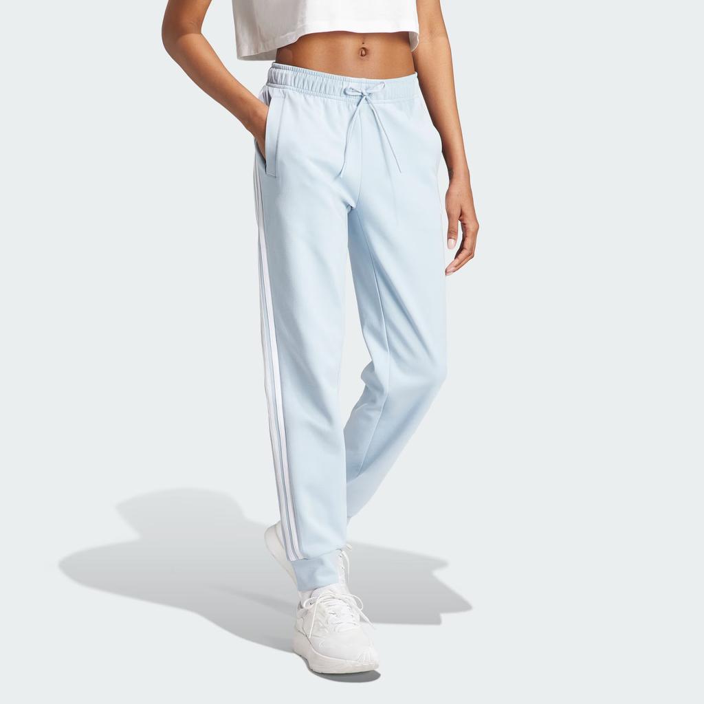 Adidas Future Icons Regular Pants With Three Stripes Colorblock Joggers Women Bottoms Light-Blue IT6342