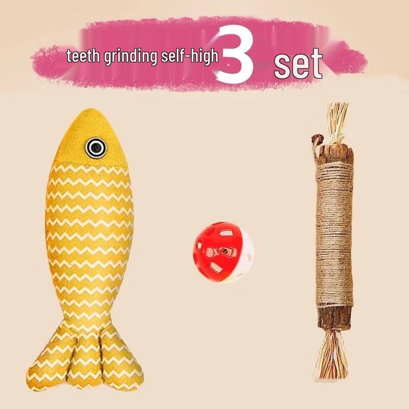 Cat Toy Self-Entertainment & Teething Set
