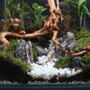 1 Stück Baumstamm Mikrolandschaft Reptilenzylinder Aquarium Dekoration Kuckuckswurzeln Aquarium Dekoration Treibholz Totholz Handwerk