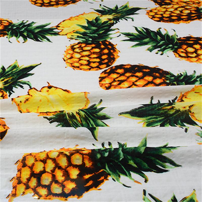 Summer Thin Cotton Cotton Dress Cheongsam Anti Mosquito Pants Fabric DIY Skirt Summer Skirts Cloth Printing Artificial