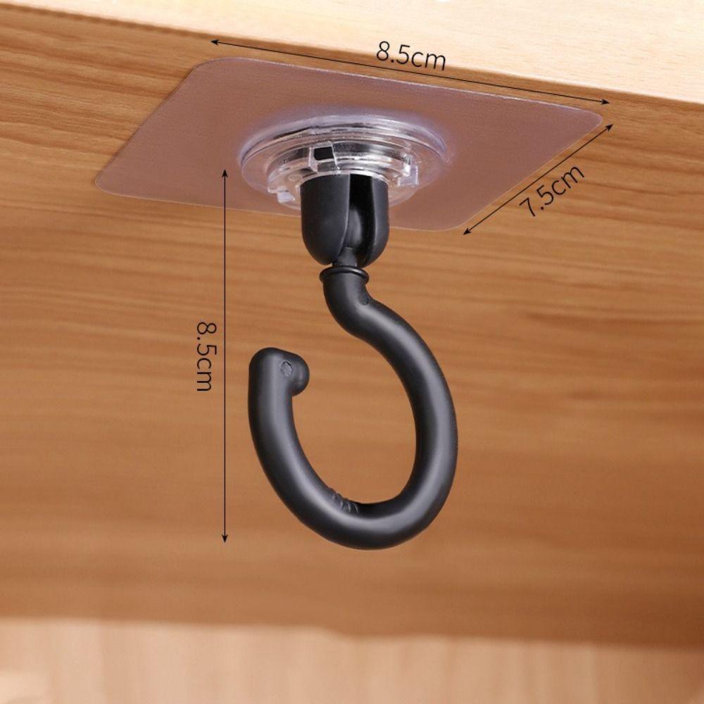 360° Rotating Kitchen Hook Folding Hanging Storage Rack New Rotary Hook Rack