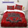 Liverbird logo  Pattern Bedding Quilt Set Quilt Cover Pillowcase Home Decoration Birthday Gift (1 * duvet cover + 2 * pillowcase, without core)