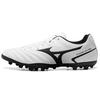 Mizuno Monarcida Neo II Select Rundzehen Schnürschuh AG (Gummistollen) Rutschfeste Strapazierfähige Fußballschuhe Herren Fußballschuhe Weiß Schwarz P1GA210609