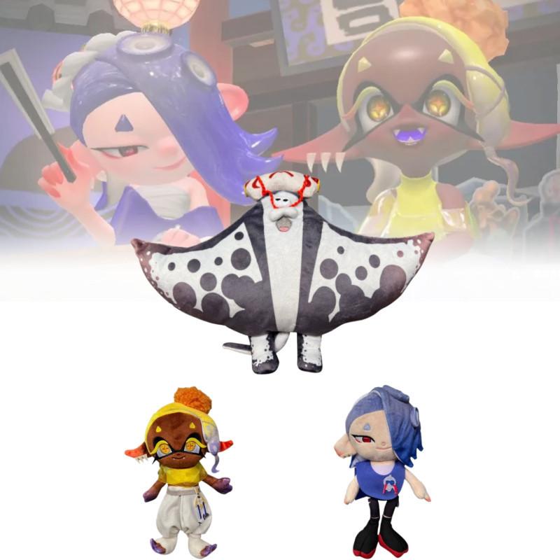 Plush Toy Splatoon 3 Inspired 23-28cm Super Soft Crystal Velvet Stuffed Doll