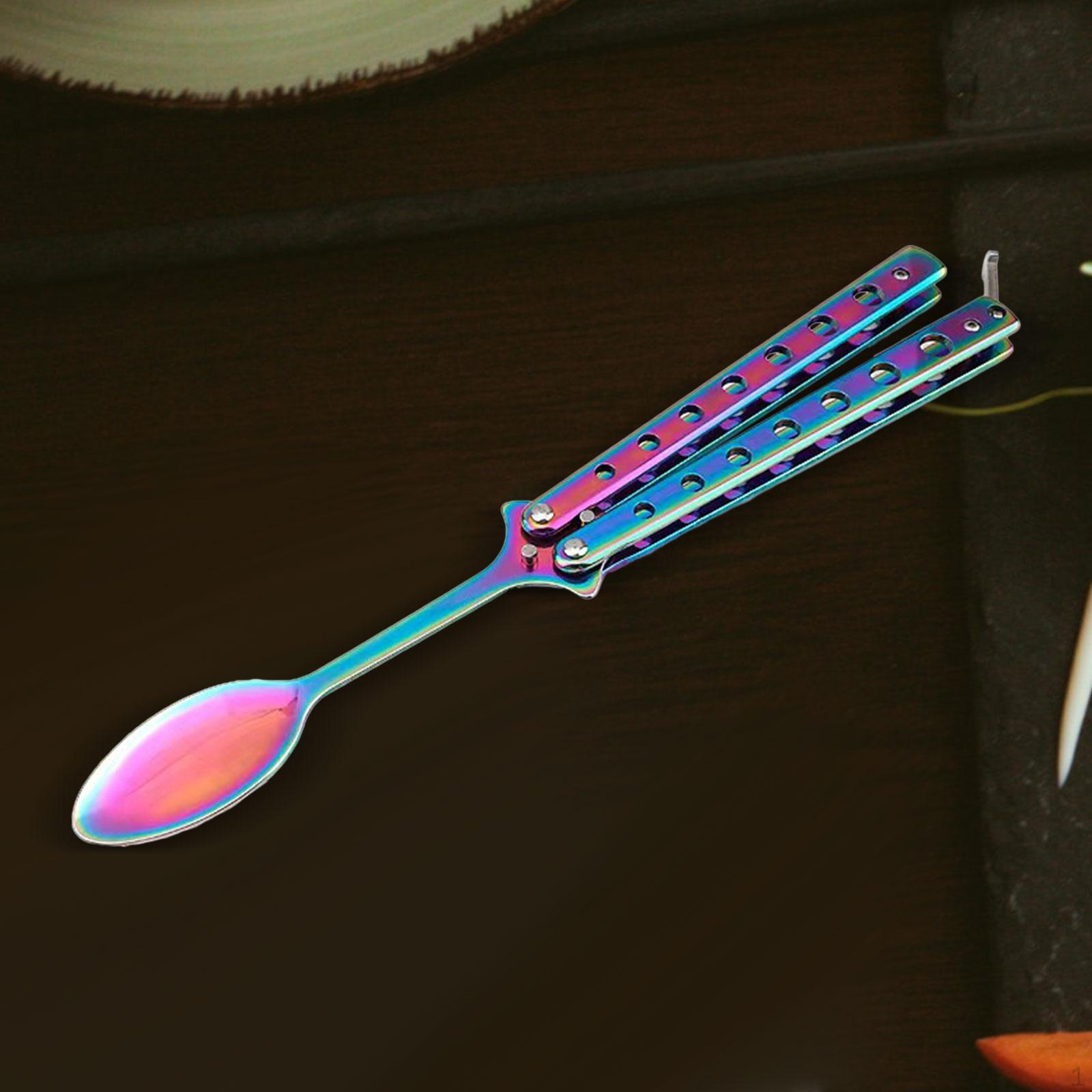 

Тренажер для практики «Ложка-бабочка» Портативная учебная посуда для отдыха на открытом воздухе