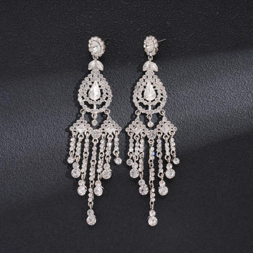 Pendientes de Borlas de Flores, Pendientes de Moda y Exquisitos, Pendientes de Lujo Ligero y de Gama Alta para Mujer