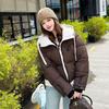 Autumn Winter Thicken Warm Parka Women Casual Sweety Solid Color Big Pocket Loose Hooded Coat Jackets Outwear
