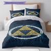 Fantasy Games  Pattern Bedding Quilt Set Quilt Cover Pillowcase Home Decoration Birthday Gift (1 * duvet cover + 2 * pillowcase, without core)