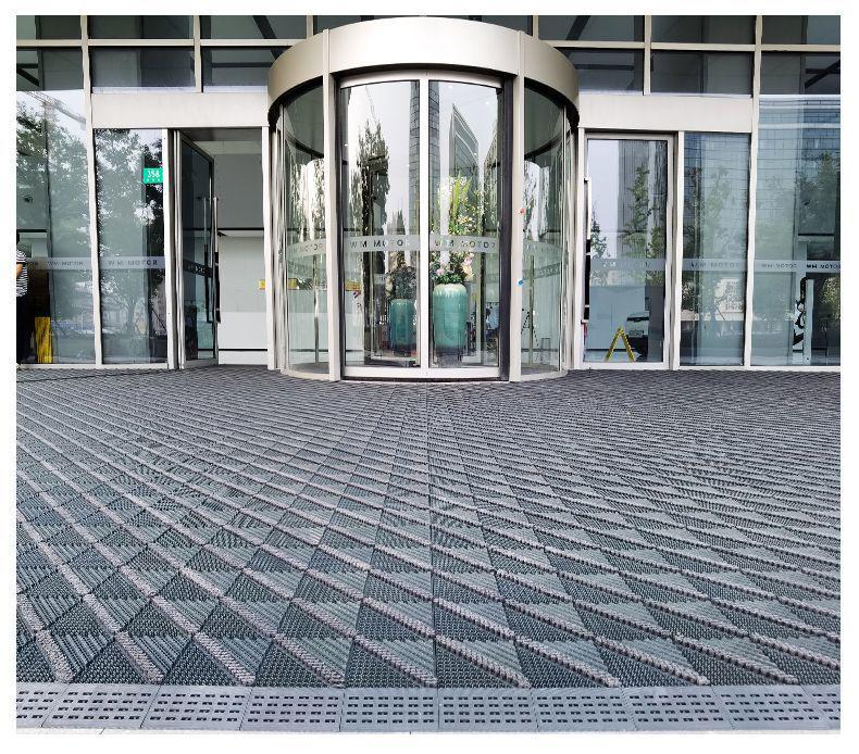 Interlocking Anti-Slip Outdoor Entryway Dirt & Dust Removal Mat