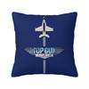 Air Force Fighter Jets Top Gun Tom Cruise Maverick Film  Square Pillowcase Cushion Cover Pillow Case Throw Pillow Cover