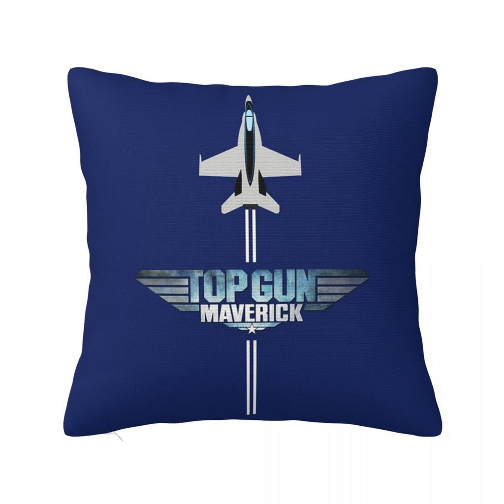Air Force Fighter Jets Top Gun Tom Cruise Maverick Film Square Pillowcase Cushion Cover Pillow Case Throw Pillow Cover