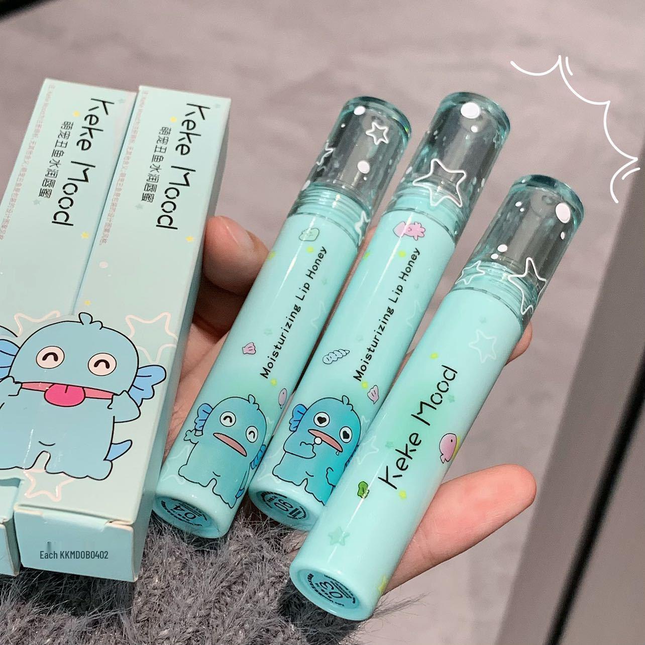 

Kekemood Cute Pet Fish Hydrating Lip Gloss: Moisturizing, Glossy, Clear Lip Color