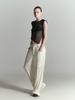 HALF DEVIL US Lace Wide Pants_Ivory