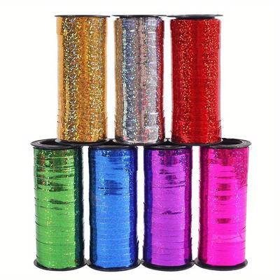 Curling Ribbon Roll Crimps Gold Balloon Ribbons Festival Happy Decoration Crafts Gift Wrapping Birthday Party Decorations Kids