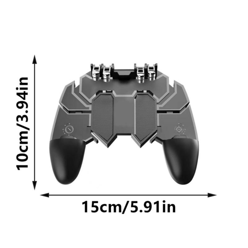 Gaming Key  Phone Controller Six Finger Operation Game Controller Phone Gaming Controller Game Spare Part for Game 