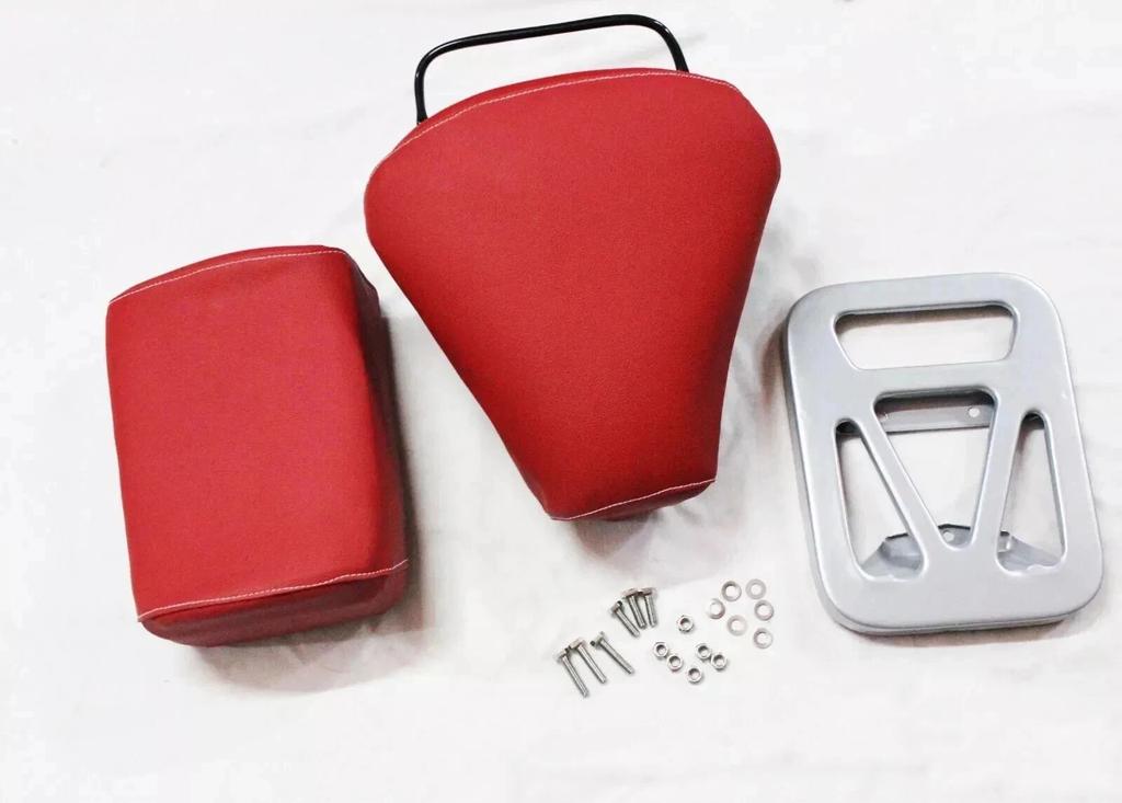 Vespa VBB GL Vna VNB 125 150 Sprint Super Seat Set Red With Handle