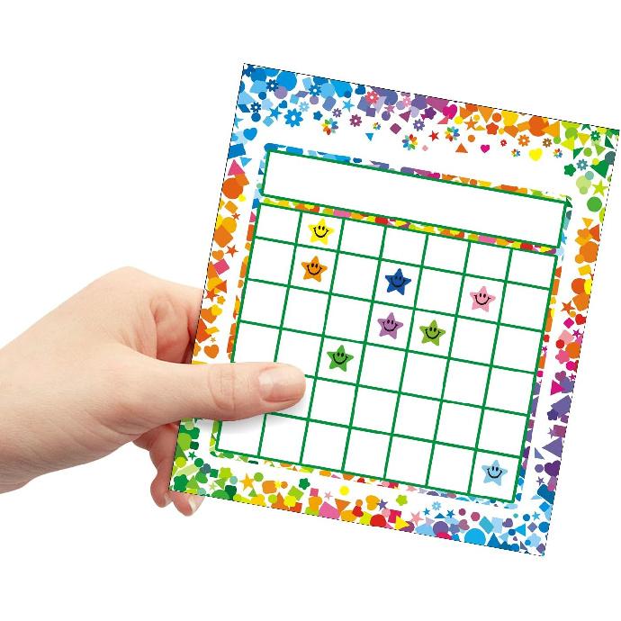 REGELETO 80 Pack Incentive Reward Chart for Classroom Home Behavior for Students with 2400 Pieces Star Stickers