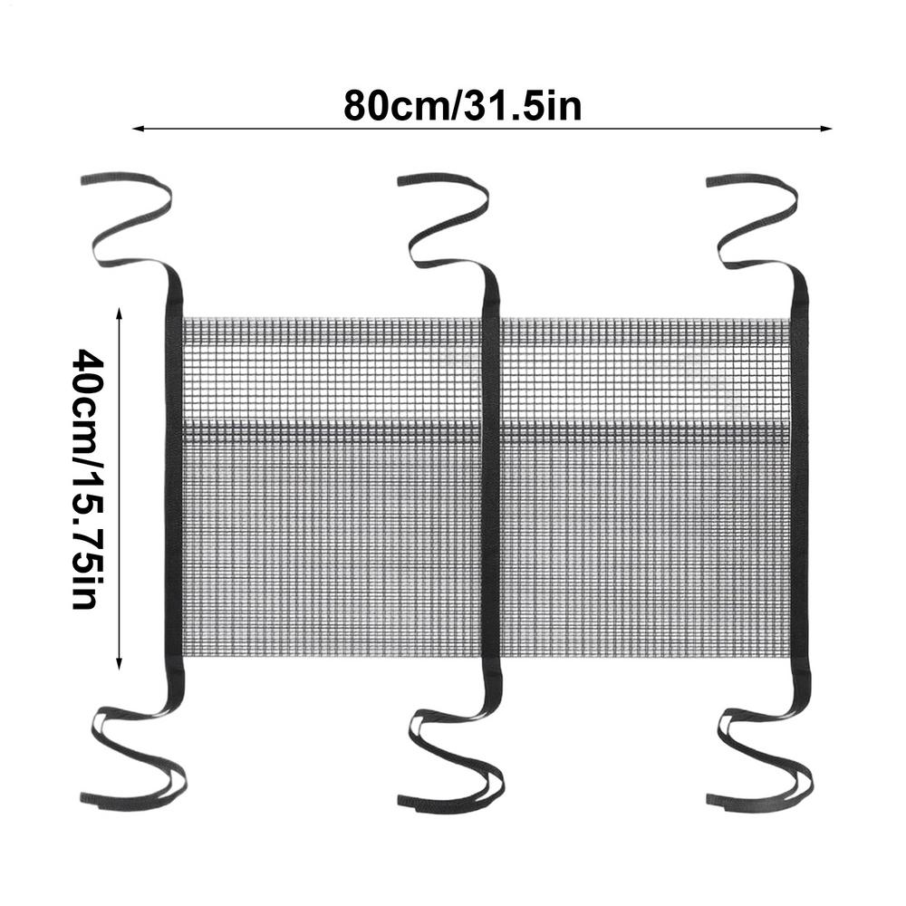 

Boat Storage Organizer Yacht Cargo Net Pocket Large Capacity Mesh Organizer For Yachts Fishing Enthusiasts Home Equipment Water чорний
