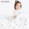 Insular Muslin Swaddle Blanket Bamboo Fiber & Cotton Baby Blankets Soft & Breathable Portable