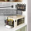 Magnetic Spice Rack for Refrigerator Magnetic Paper Towel Holder Shelf Fridge Magnet Organizer Spice Rack Organizer Kitchen Org