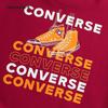 Converse Kids' Retro Print Cotton Sweatshirt