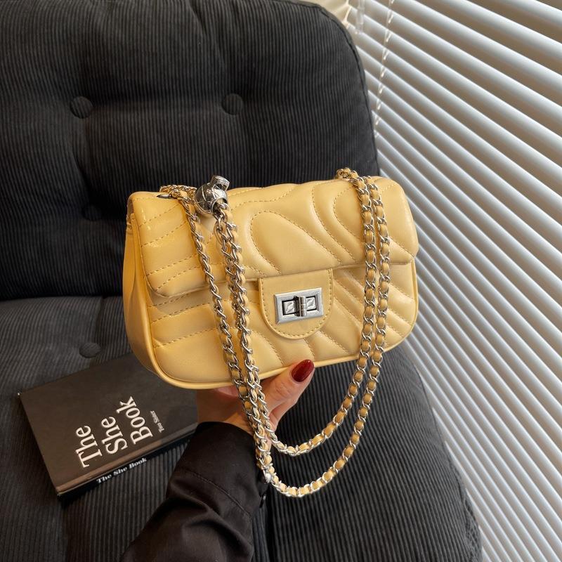 Summer Small Bag Women's New Trendy Versatile Chain Messenger Bag High-end Shoulder Small Square Bag