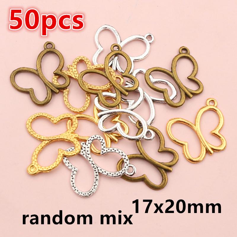 2-50 stuks Libelle Vlinder Bedeltjes Hanger Legering Metaal DIY Sieraden Maken Accessoires Onderdelen voor Kettingen Sleutelhangers Oorbellen