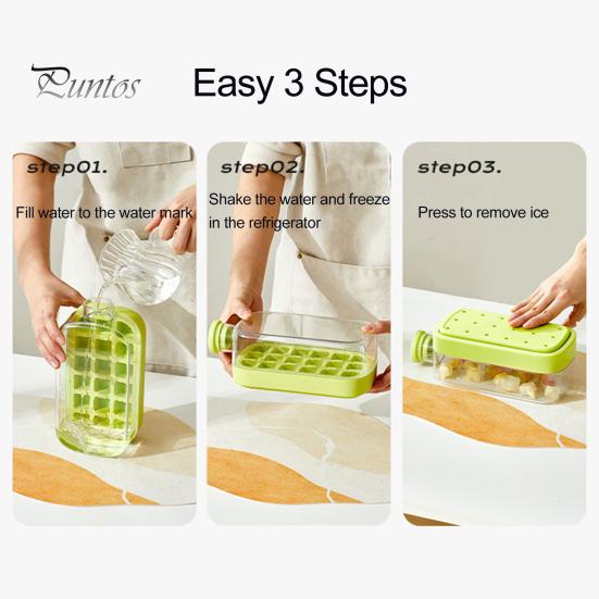 Eiswürfelschale für Wasserflaschen, zum Kaltpressen, 2-in-1-Eiswürfelform und Wasserkocher, schnelle Eisherstellung, tragbare Flasche, leicht zu lösende Silikonform, berührungsloser Gefrierbecher