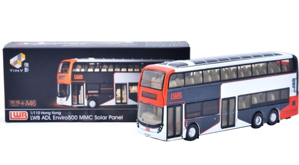 

Toy East Tiny City LWB ADL Enviro 500 MMC Solar Panel Bus Fully Assembled (A46) (KMB2025133)