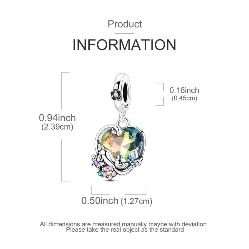 925 Silver Colorful Charms Beads Pumpkin Carriage Windmill Clown Dangle Bracelet Women Jewelry DIY Gift