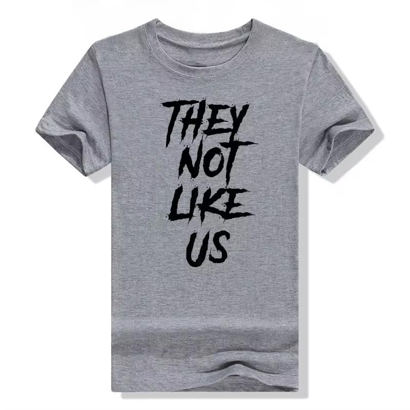 Streetwear Kendrick Lamar They Not Like Us T-Shirt New Song Album Tees RAP HIP HOP Oversize Fans Gift Unisex Fashion Casual Tops