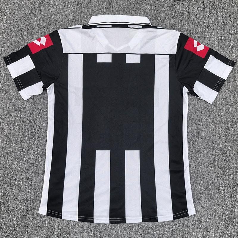 Camiseta de Fútbol Vintage Juventus Local Manga Corta Kit de Fútbol para Hombre Tallas S a XXL Fibra de Bambú Otoño Invierno