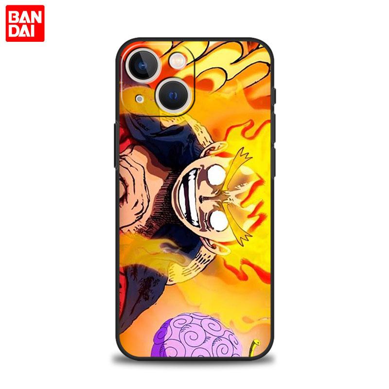 Capinha Case for iPhone 13  11 12 14 Pro Max 8 7 Plus XR X XS 6 6S SE3 Phone Funda Etui Coque One Piece Sun God Luffy Gear 5