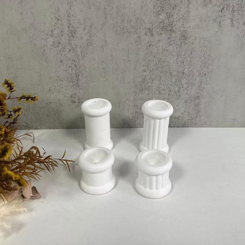 Unique Home Ornaments Craeting Resin Molds Beautiful Candle Holders Making Resin Moulds Reliable Crafting Silicone Mold