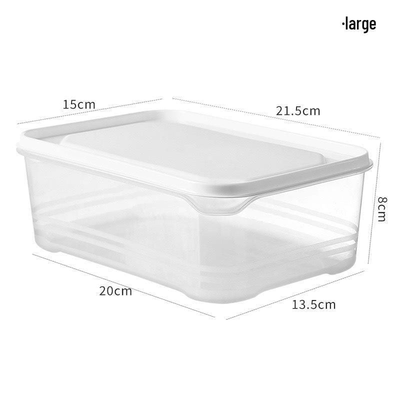 Sealable Refrigerator Storage Box for Fresh Vegetables, Fruits, and Meat - Ideal for Camping