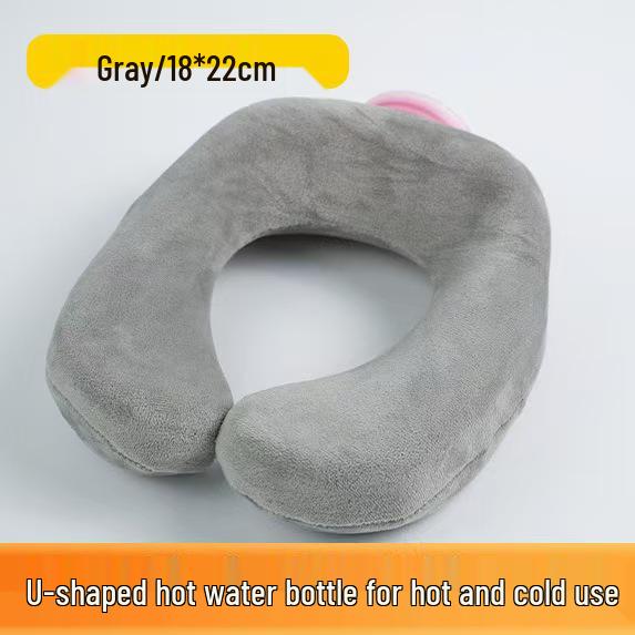 

Длинная грелка с многоразовой моющейся крышкой - Унисекс теплая подушка для кровати/живота.