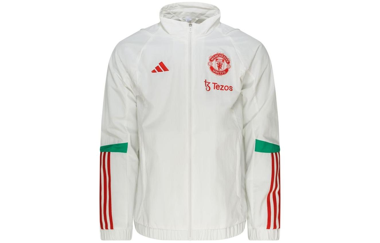 Adidas MANCHESTER UNITED TIRO 23 PRESENTATION JACKET Soccer Jersey Men s White White|L