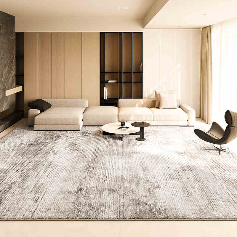 Tapete Lavado de Caxemira de Imitação de Luxo Leve Área Grande Macio Sala de Estar Quarto Sala de Jantar Almofada Decoração de Casa 120x160cm 47x63inch beige