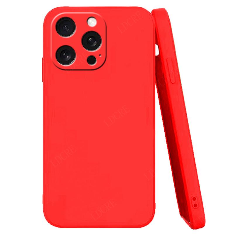 For iPhone 16 Pro Max Case Cover iPhone 16 Pro Capas Original Square Liquid Silicone Fundas iPhone 16 Pro Max 15 Plus Soft Cover