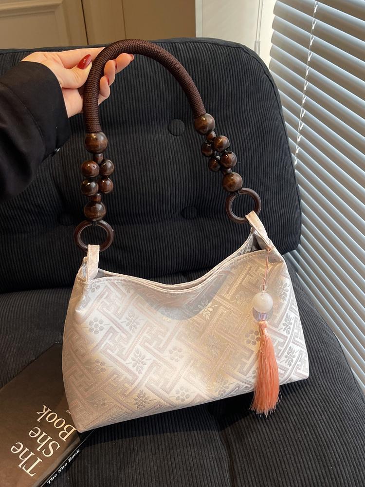 2025 Women's Embroidered Chinese-Style Shoulder Bag: Autumn/Winter Versatile Baguette