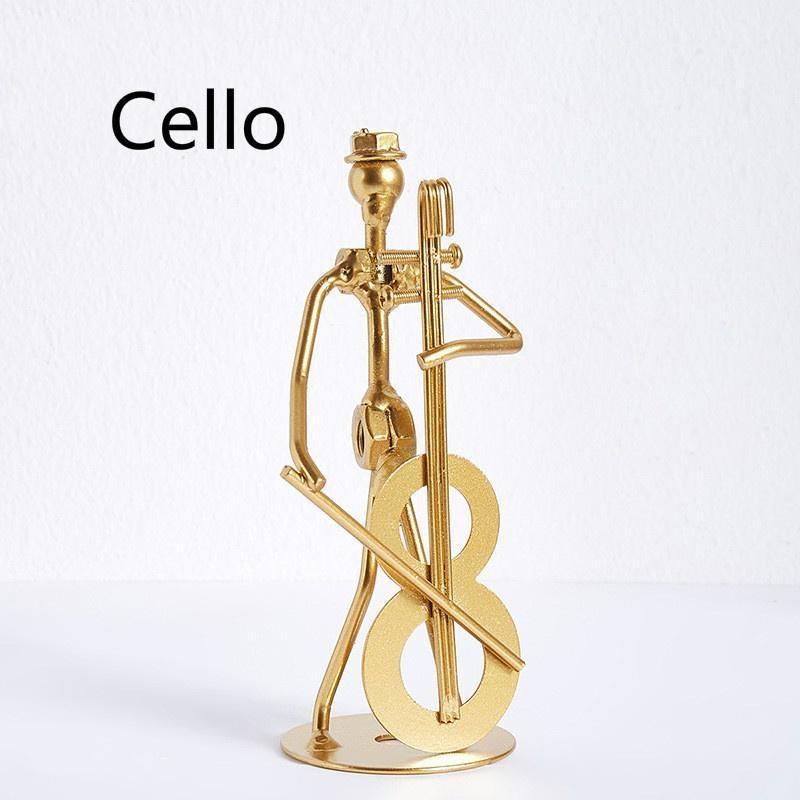 Light Luxury Style Modern Creative Musician Iron Art Decorations Desk Decorations Living Room Home Wine Cabinet Layout Furnishings