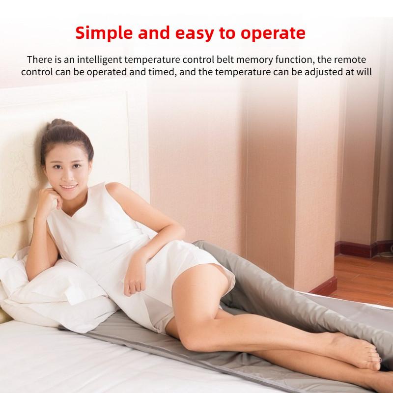Far Infrared Heating Detoxification Blanket Home Beauty Salon Sweat Steaming Blanket Boost Metabolism Sauna Device
