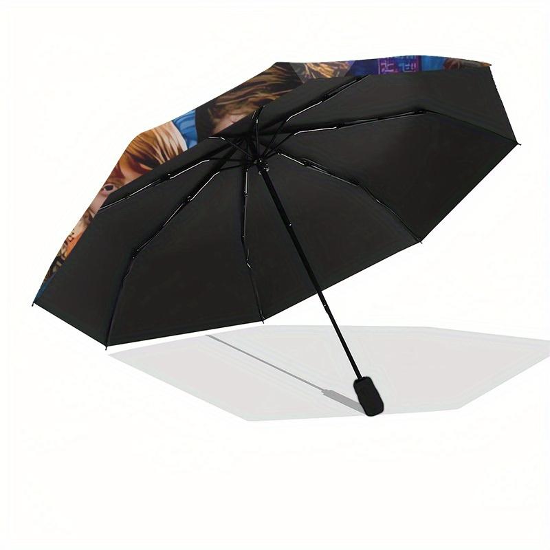 1pc Harry Potter, Hogwarts Themed High-quality Umbrella,Automatic Opening and Closing Umbrella,Multi-functional Umbrella G0811068