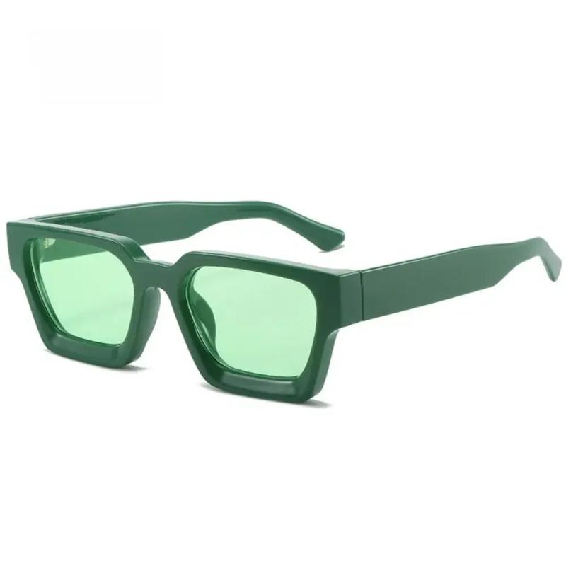 New Trendy and Fashionable Thick Square Large Frame Women Sunglasses UV400 Material Minimalist Sun Glasses Ins Style