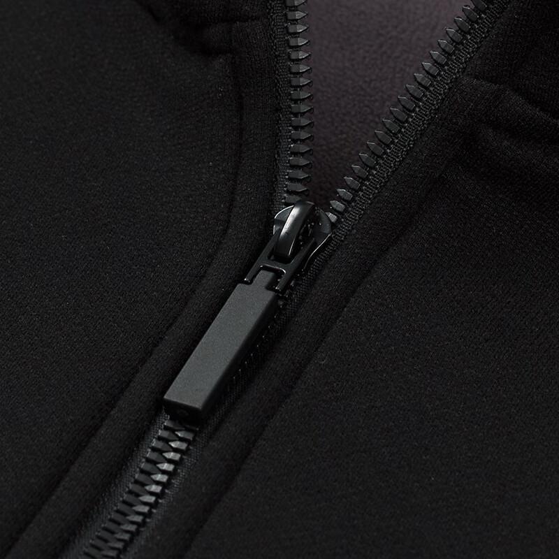 JOW Pánská jednobarevná sportovní mikina s polovičním zipem pro outdoor