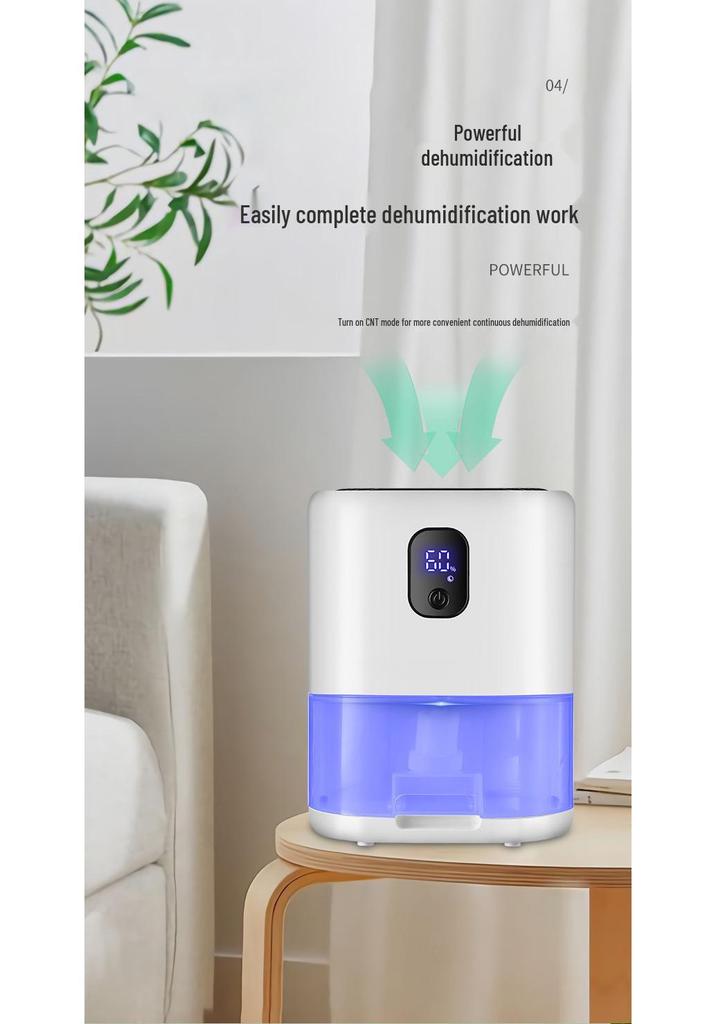Silent Smart Mini Dehumidifier for Household Wardrobes