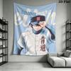 Ace of Diamond Wall Tapestry Aesthetic Wall Hanging Printed Fabric Blanket Decorative Tapestries for Bedroom Living Room Home Decor