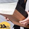 16k Kraft Paper Stitched Notebook, A4/B5, Lined/Blank/Grid Options, for High School and English.